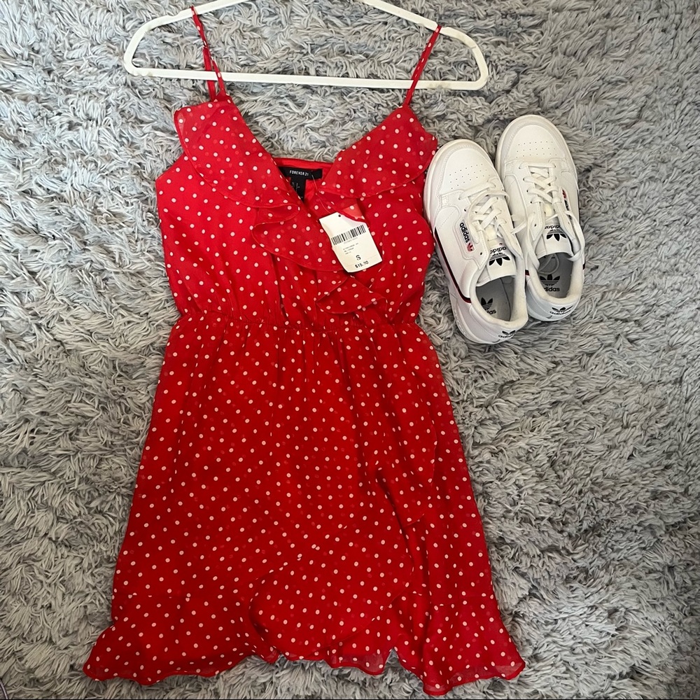 Forever 21 Red Wrap Dress
